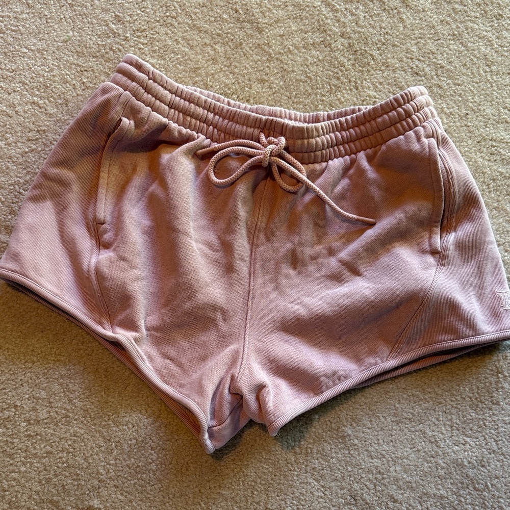 PINK Victoria's Secret Wannabe Pink Ivy Campus Fleece Shorts - Small